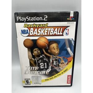 NBA Backyard Basketball PS2 PlayStation 2 Game and Case